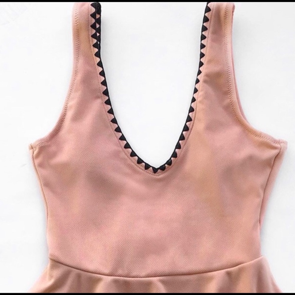 NWT Pink one piece swim suit